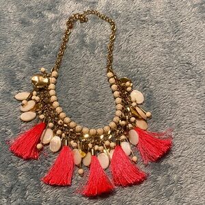 Lilly Pulitzer Tasseled Statement Necklace